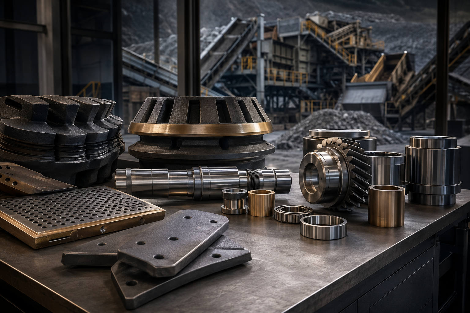 Repuestos y componentes para equipos mineros e industriales de distintas marcas