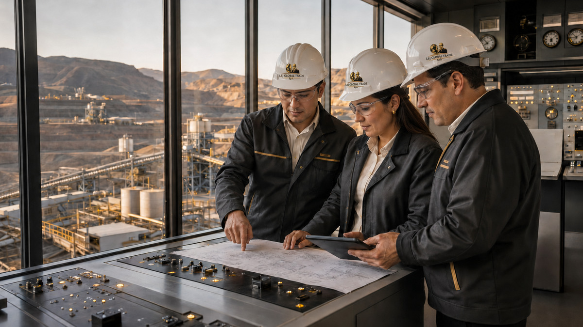 Equipo técnico de L&J analizando una solución operacional